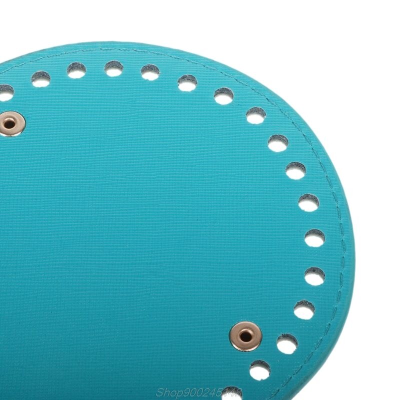1 pc ovale lange bodem voor breitas pu leer 60 gaten damestassen handgemaakte diy knutselvervangingstas  jy18 20
