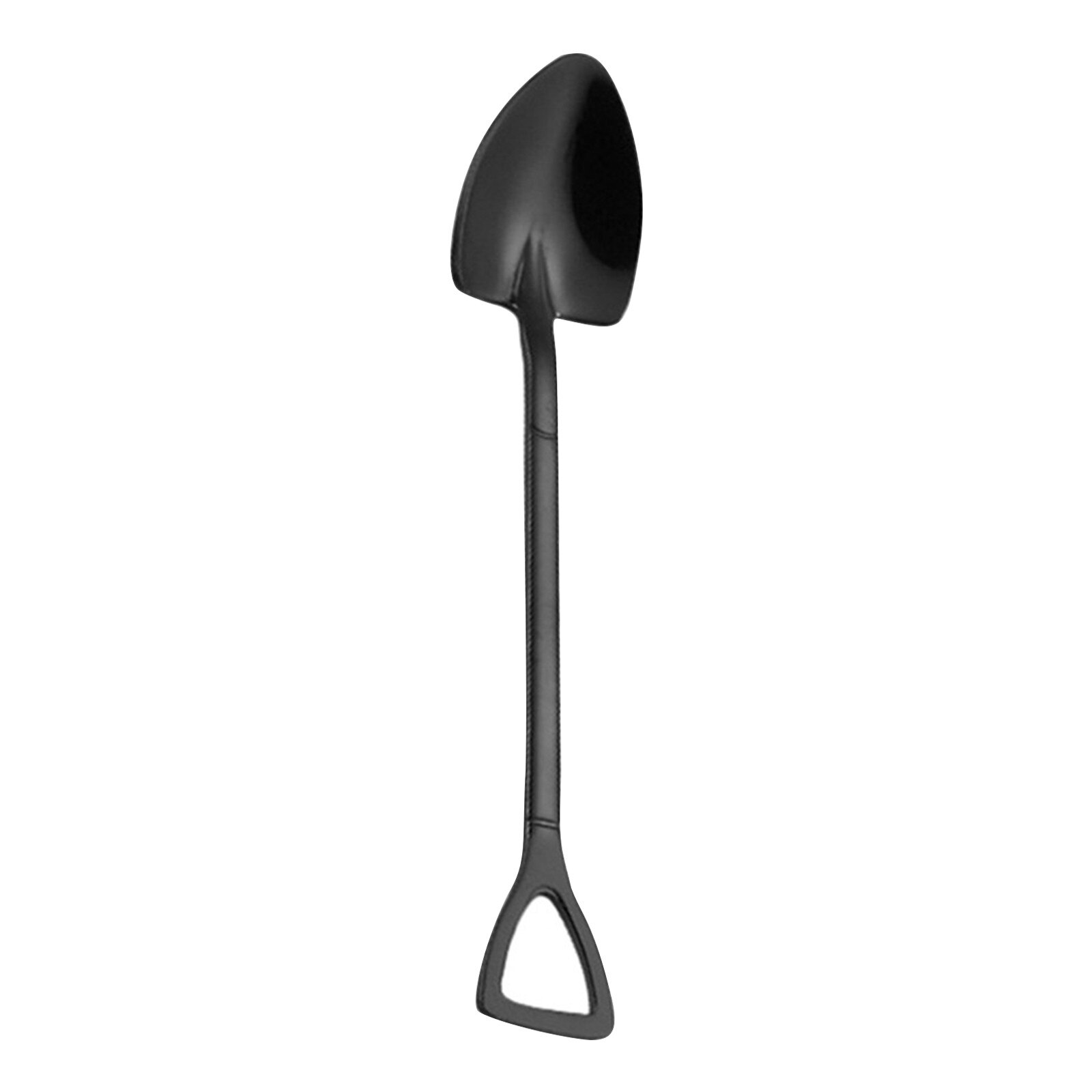 Stainless Steel Spade Spoon Dessert Shovel Spoon Cake Ice Cream Flat Pointed Shovel Spoon Watermelon Coffee Milk Mixing Spoons: E