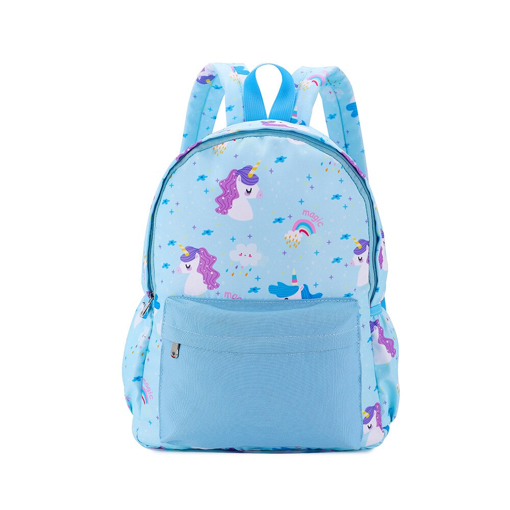 Meisjes Schooltassen Voor Kinderen Rugzak Met Lunch Tas Eenhoorn Leuke Cartoon Rugzak Kinderen Schooltas Voor Meisjes Mochila Escolar: Blauw