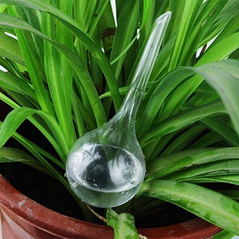 10Pcs Small Flower Automatic Watering Device Plant Pot Bulb Globe Garden Waterer Watering System Drip Irrigation-ABUX