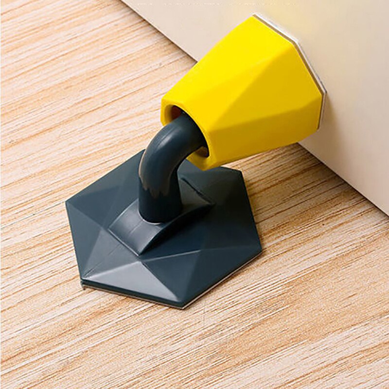 Silent non-porous silicone door stop touch bathroom wall door plug anti-collision door frame gear door blocking door stop