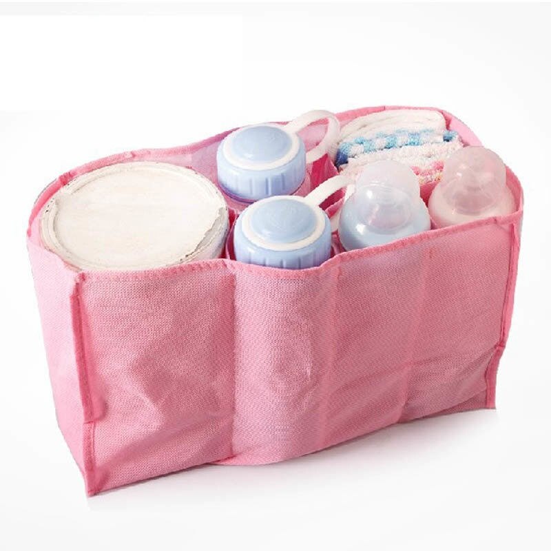 Beautiful Baby Portable Diaper Nappy Water Bottle Changing Divider Storage Organizer Bag Inner Pouch in Bag