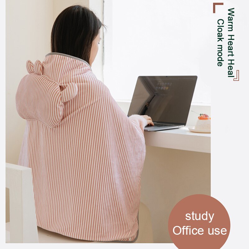 Electric Blanket Thicker Heater , Waterproof Electric Blanket, USB Washable Thick Lisi Cotton Velvet Soft Warm Heating Blanket