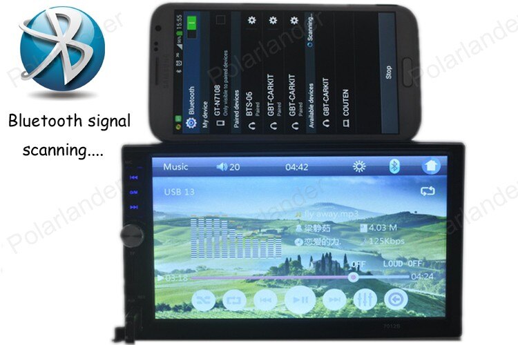 7" Car Stereo MP5 Player With Backup Camera – USB/SD/AUX/FM – DUOERLAN