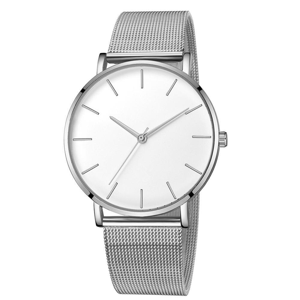 Mode Vrouwen Horloges Rvs Mesh Band Quartz Horloge Luxe Horloge Sport Klok Uhren Herren Voor Vrouwen Horloge