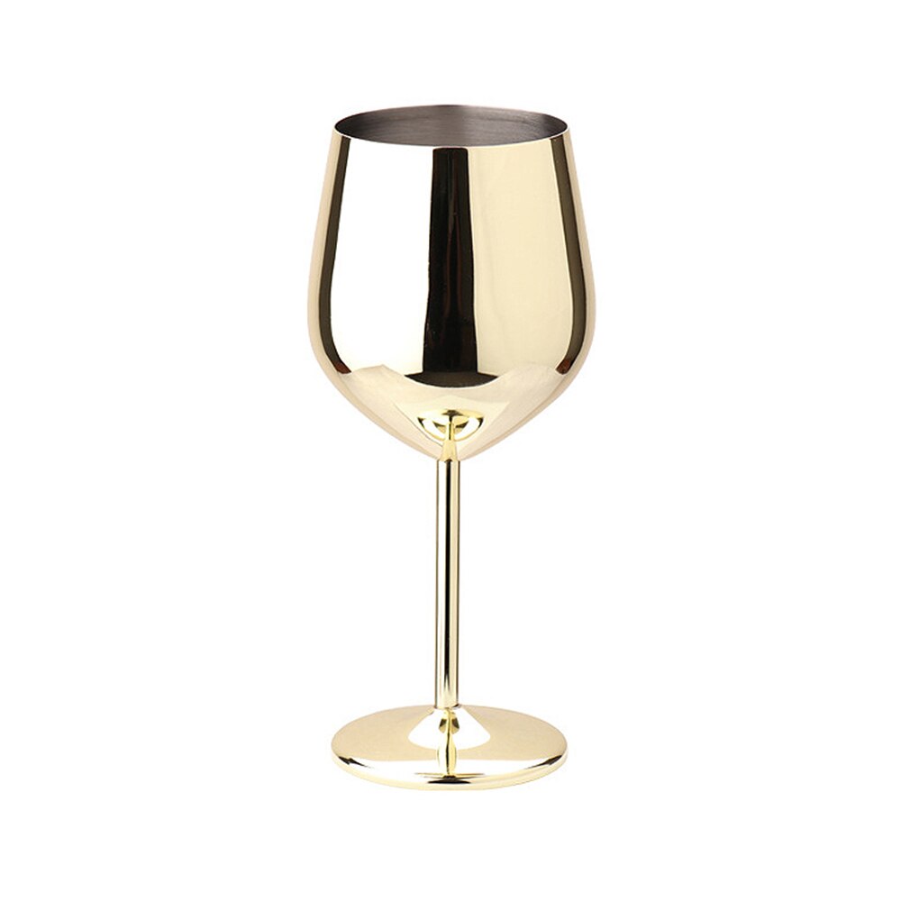 Wine Glasses Stainless Steel Red Wine Goblets Food Grade Juice Drink Goblet Shatterproof Party Barware Kitchen Tools 500ml: 03