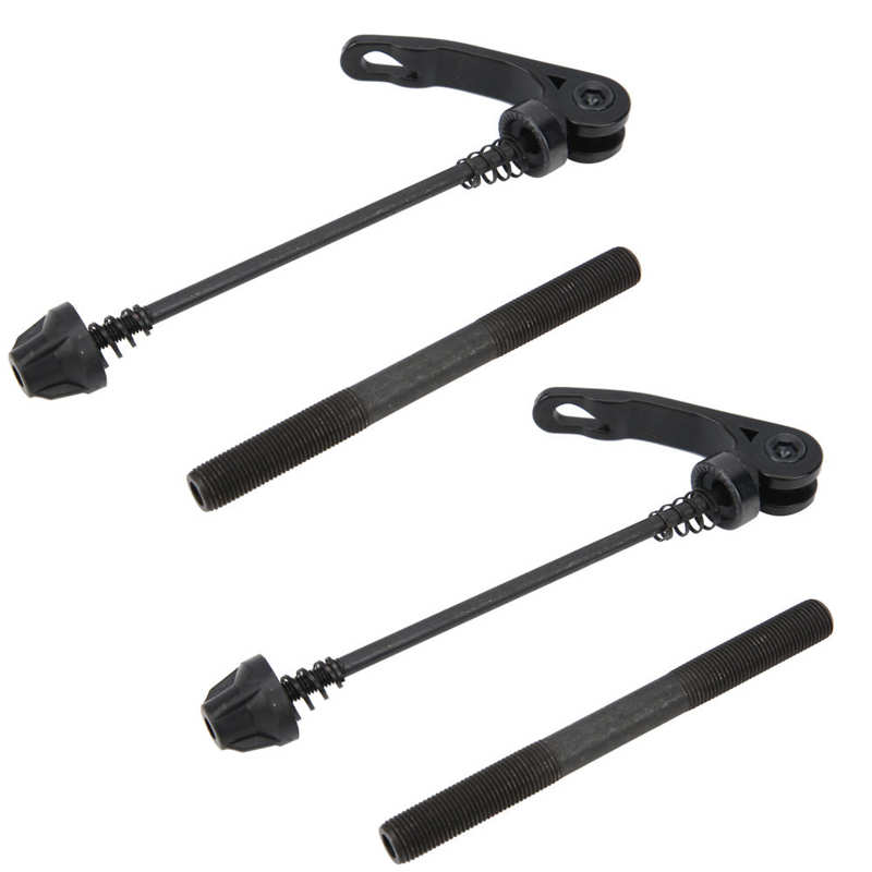 2 jeux de brochettes à dégagement rapide avant et arrière de vélo de montagne, axe avant et arrière, moyeu creux, accessoire de bicyclette