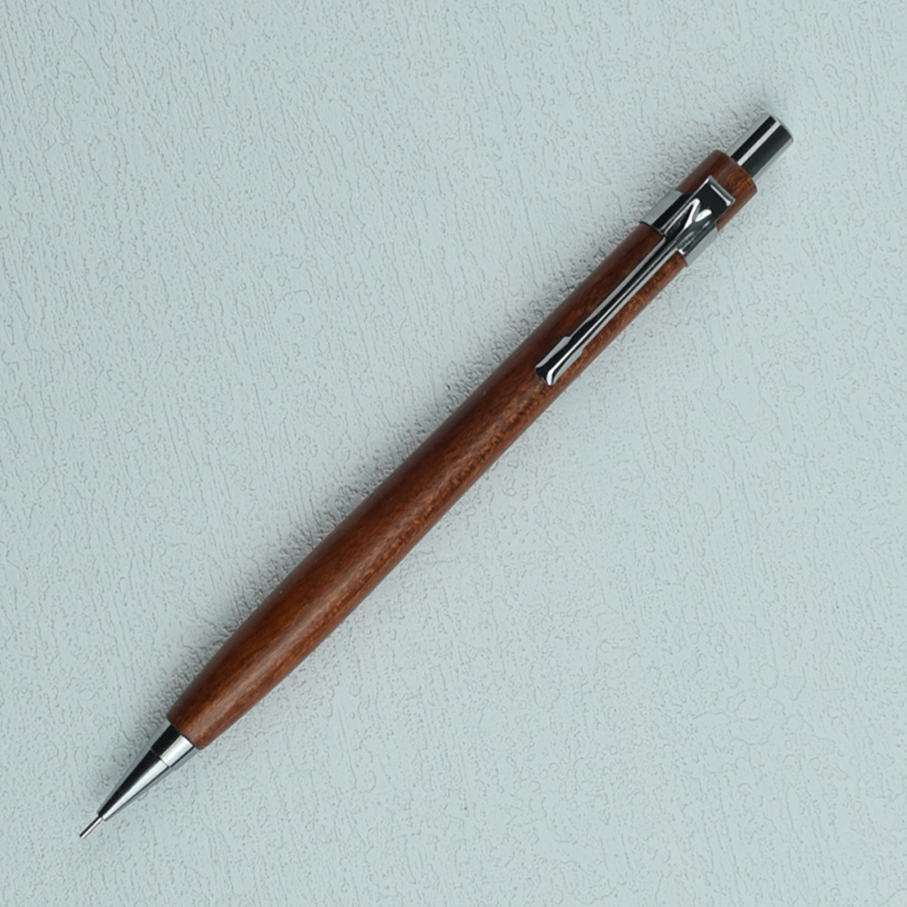Portamine in legno con mina da 0,5 mm: scrittura fluida per ufficio, scuola, disegno e schizzi | Cancelleria cinese premio: bianca