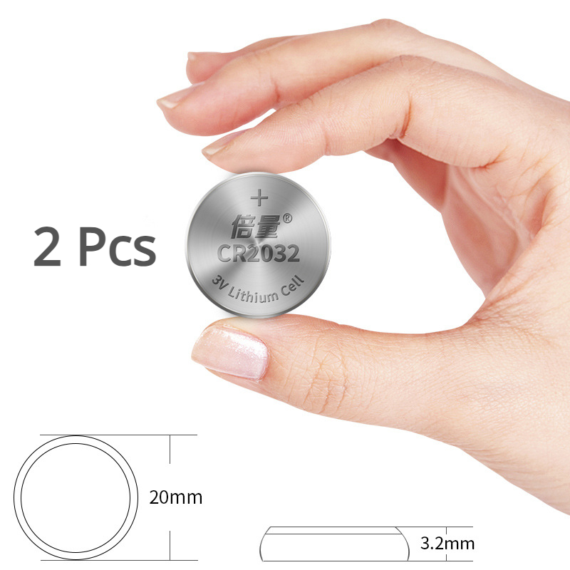Doublepow CR2032 3V Lithium Cell Button bateria 2032 for Toys watch Car compaction Remote control Mercury free: YELLOW