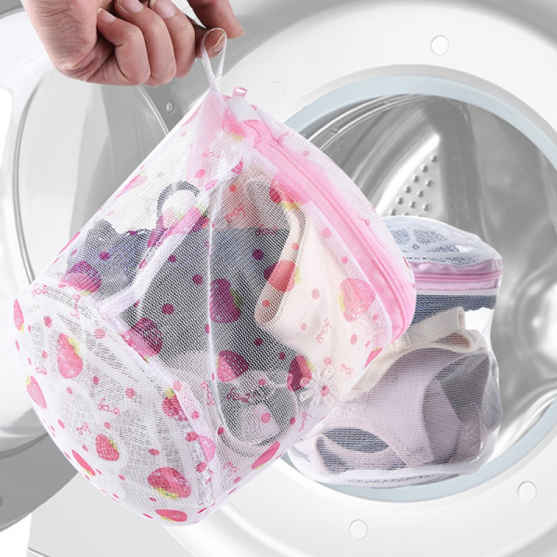 4 Styles Home Use Lingerie Washing Mesh Clothing Underwear Organizer Washing Bag Useful Mesh Net Bra Wash Bag Zipper Laundry Bag