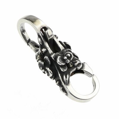 Genuine 925 Sterling Silver Bracelets Charms Silver Flower Locks Beads Charms Fit European Troll Bracelet Jewelry: 0nly lock 2