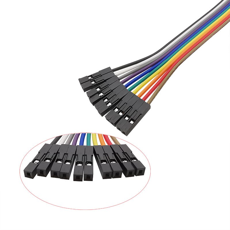 6Pcs/lot 6 Colors Test Hooks Clip Logic Analyzer Cable Jumper Wire Gripper Probe Testing Accessories Test Leads Hook 20/30CM