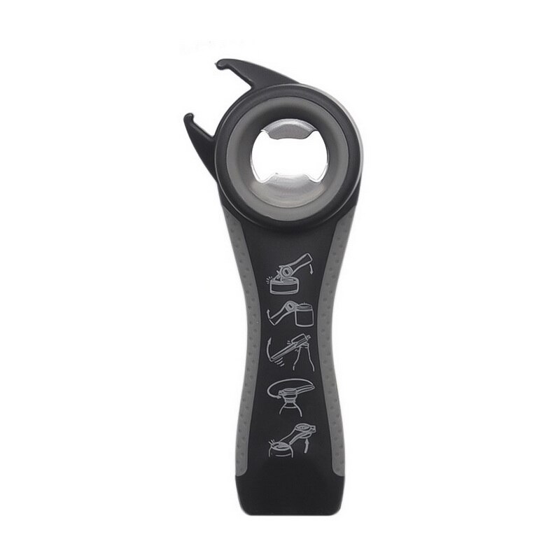 Yuanchu 4 stuks Multifunctionele flesopener, 3 in 1 plastic