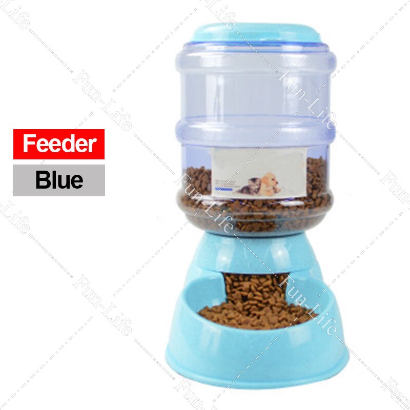 Automatische drinkbakken voor huisdieren, katten en honden, 3.8l voerbakken, drinkbakken voor huisdieren, voerbak voor huisdieren, waterbak voor huisdieren, automatische drinkbakken voor honden: Blauwe feeder