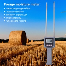 Digital Display TK100 Moisture Analyzer Moisture Meter Humidity Measurement Tool for Pasture Sawdust Rice Straw Coconut Palm