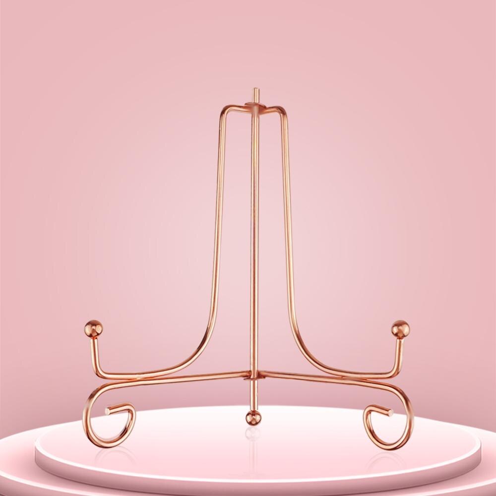 Iron Display Stand Gold Ijzeren Ezel Plaat Display Photo Holder Stand, Displays Foto Frames, Kookboeken, Decoratieve Platen