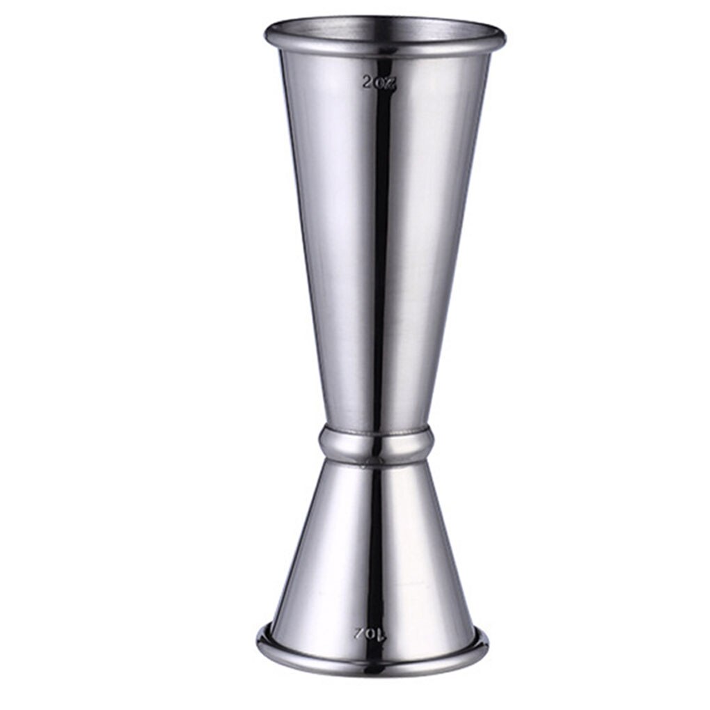30ml/60ml Stainless Steel Cocktail Double Shaker Measure Cup Drink Spirit Measure Jigger Kitchen Gadgets