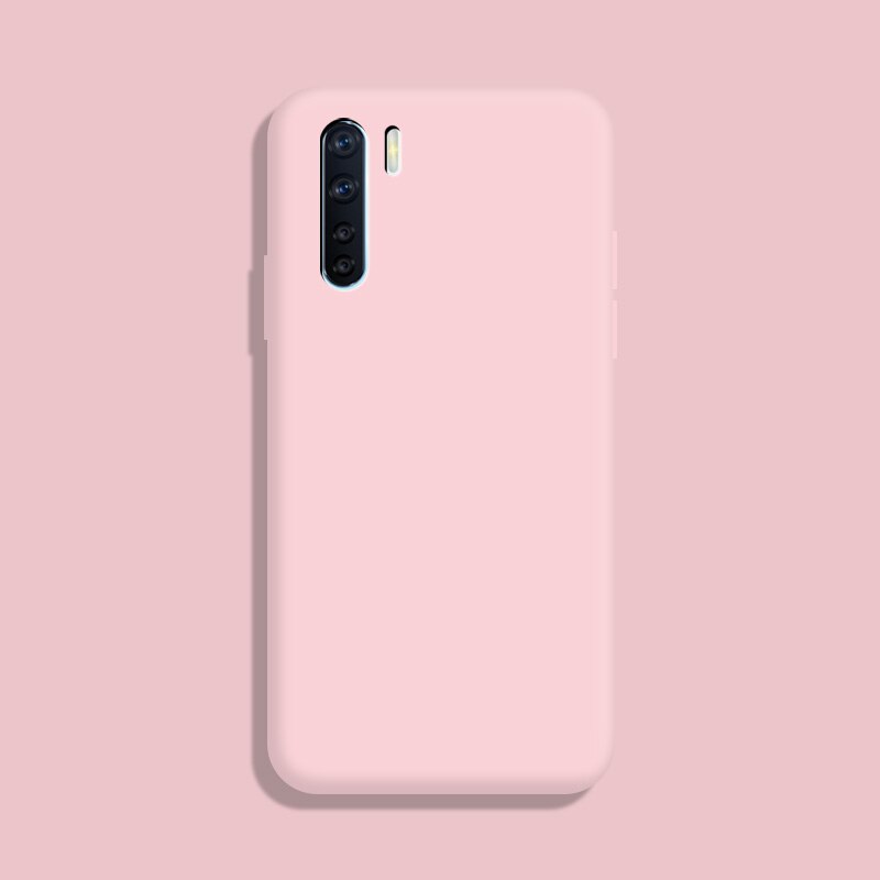 Voor Oppo A91 Case Pure Kleur Siliconen Case Macaron Kleuren Candy Tint Soft Tpu Eenvoudige Zwarte Behuizing Telefoon Back Cover: L5
