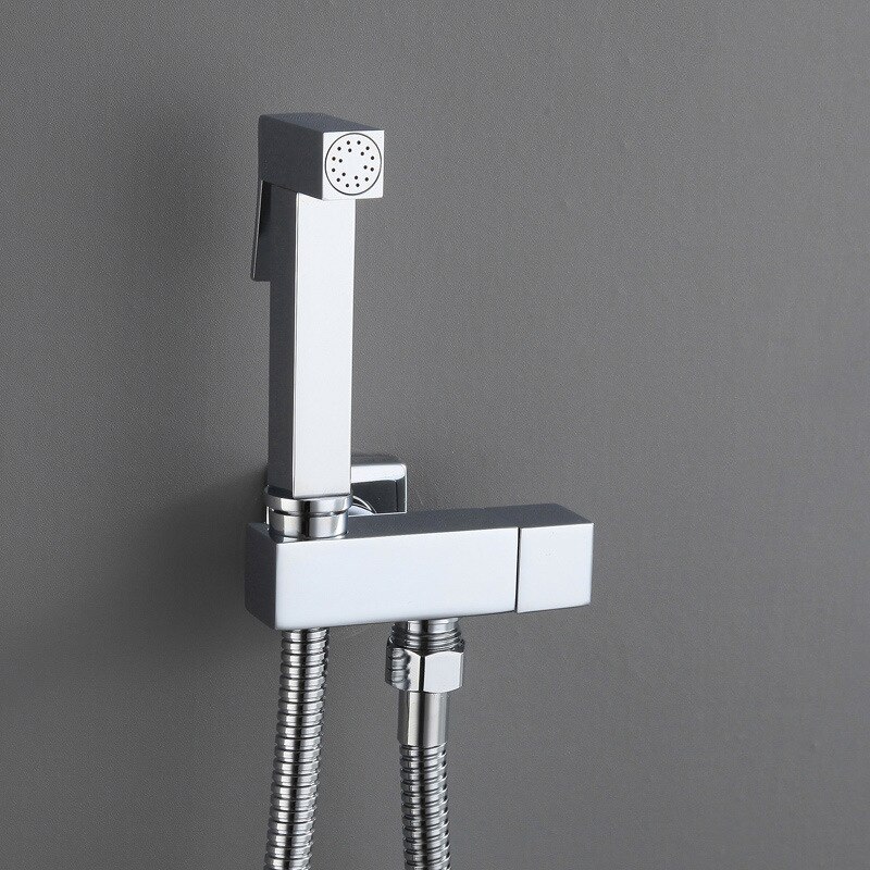 Mat sort/krom/guld/grå/roset guld badeværelse bidet vandhane messing badeværelse shattaf bidet sprøjte