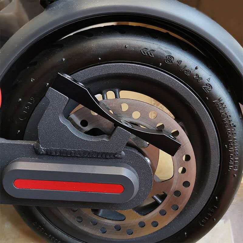 Elektrisk scooter hydraulisk bremse adapter sæt aluminium skivebremser skive stempel dele til xiaomi  m365 pro sort & rød