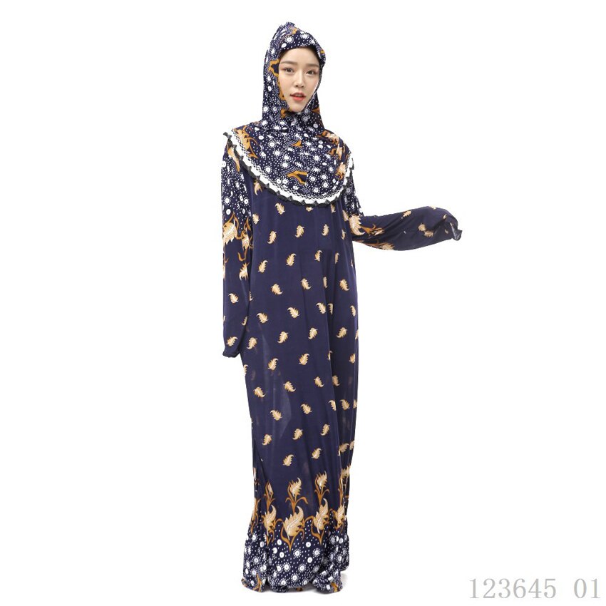 2 st dubai malaysia arab abaya muslimska islamiska kläder abaya klänning kvinnor heltäckande hijab viken traditionell slumpmässig färg
