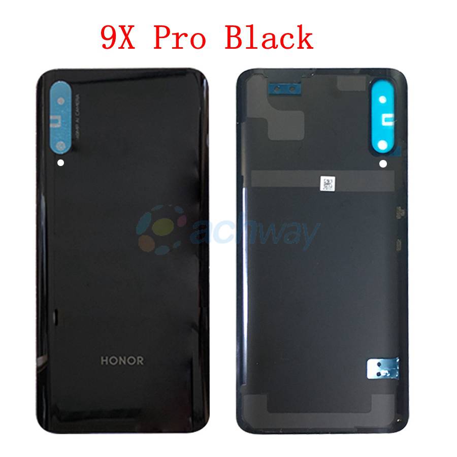 Vetro posteriore per Huawei Honor 9X 8x Batteria del Pannello di Copertura Posteriore del Portello per Huawei Honor 9X pro Custodia di Ricambio coperchio Della batteria