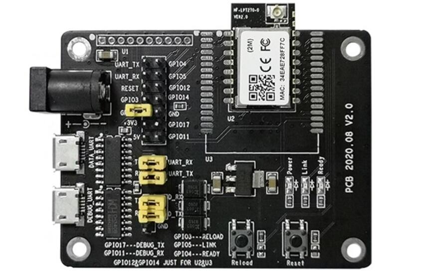 HF-LPB175(BL602) 5V Voeding Wi-fi + Ble Module Wifi IEEE802.11b/G/N En BLE5.0 Draadloze Standaarden