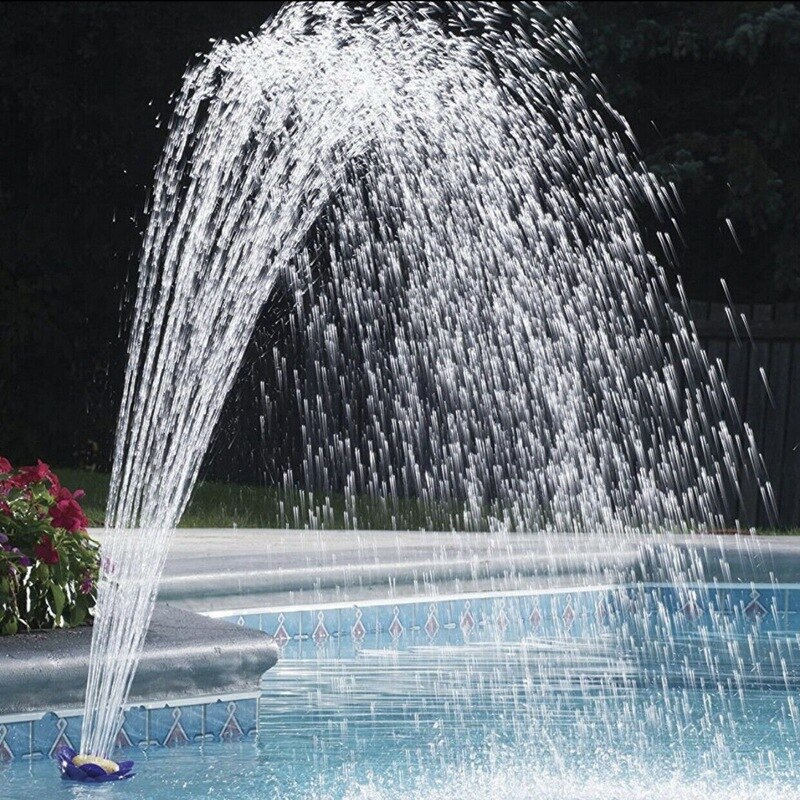 Swimming Pool Fountain Flower Shape Swimming Pool Spring Fish Pond Fountain Decoration