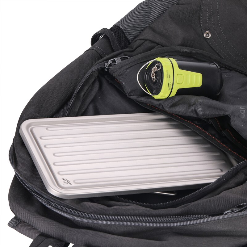 Portable Outdoor Titanium BBQ Grill Grate Folding Camping Grill Ultralight Mini Table for Camping Hiking Picnic Barbecue