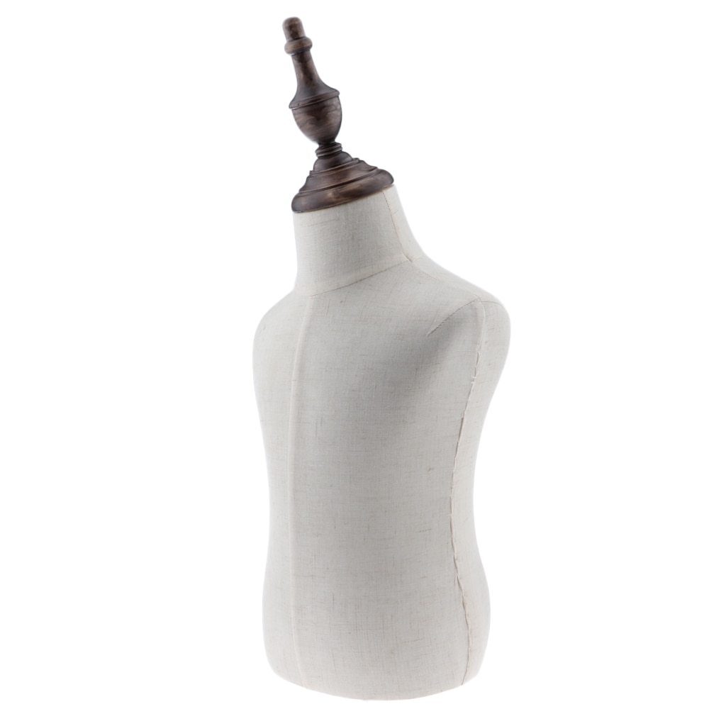 Toddler barn krop form butik klud display dressmaking mannequin torso buste