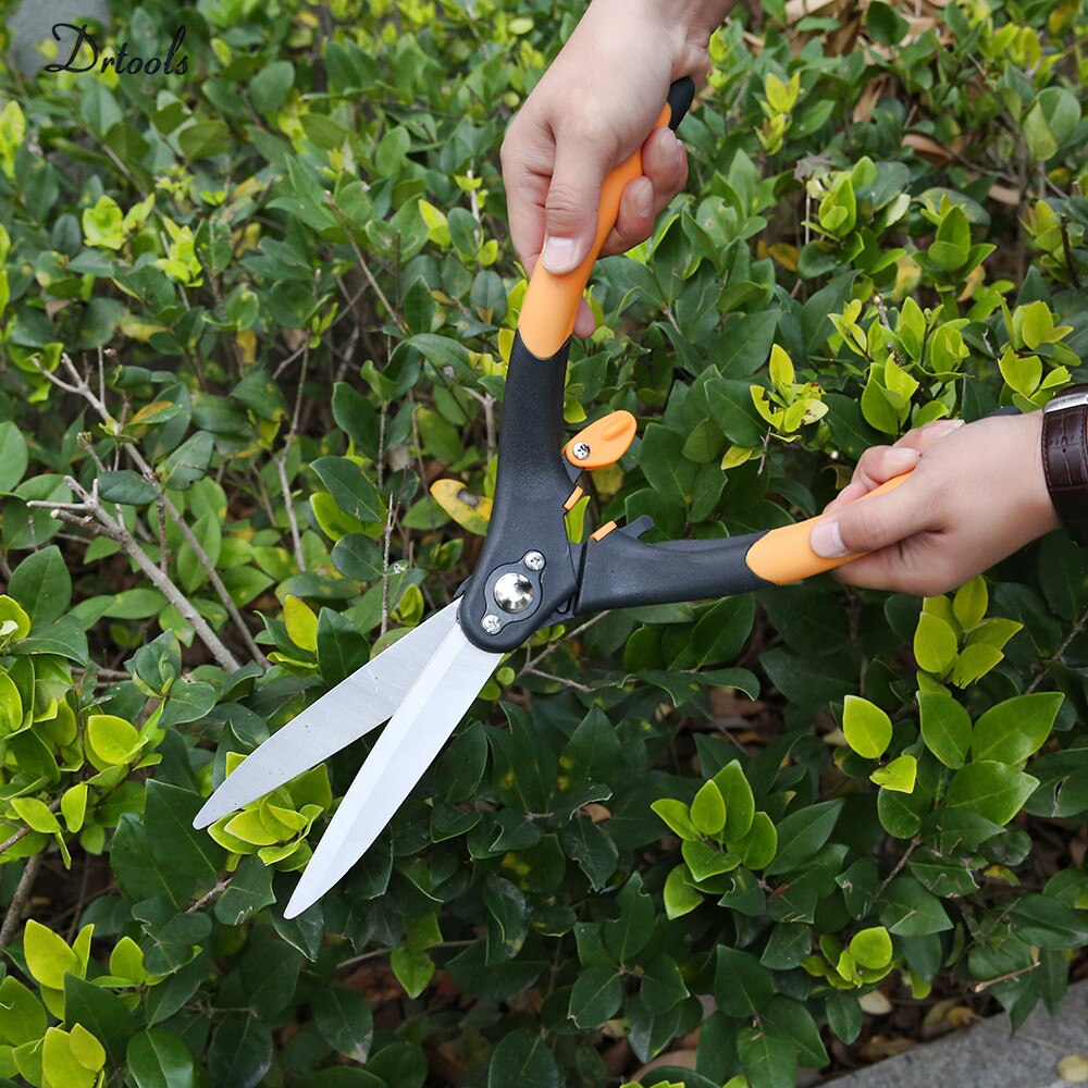 Hedge shears lawn trimming branches fence tools gardening scissors landscaping pruning shears cutting grass telescopic GT010