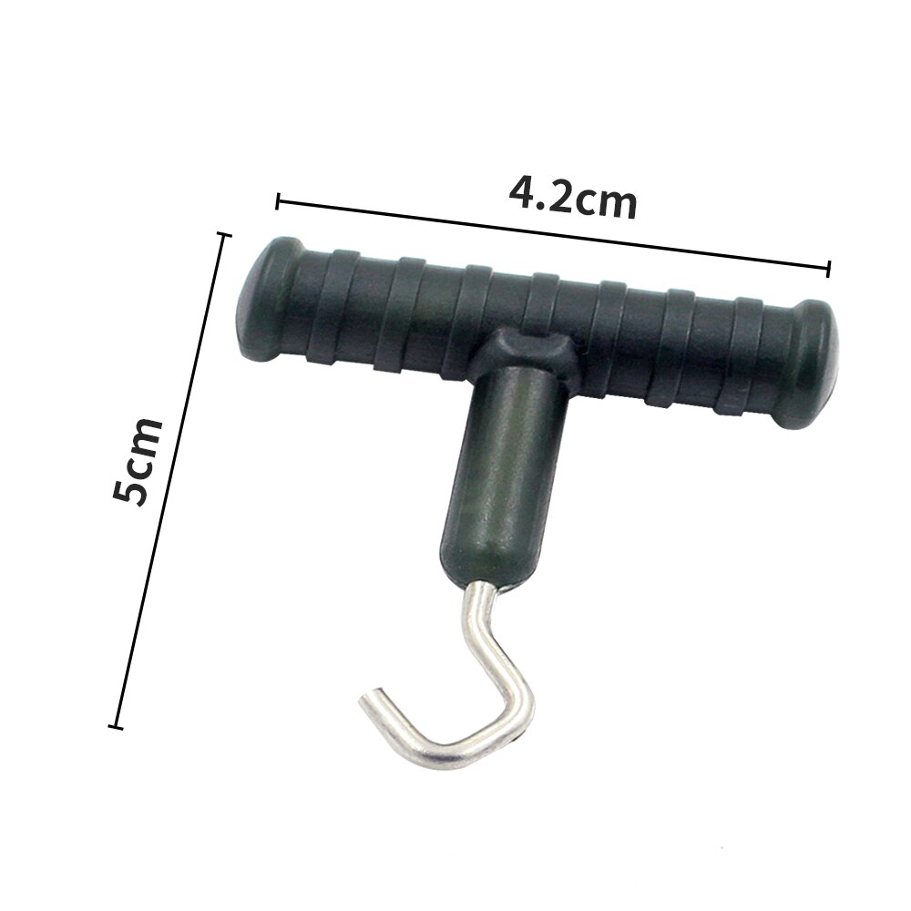 Herramienta extractora de nudos de acero inoxidable para pesca de mar, aparejos de carpa, accesorios de fabricación, 2 uds.