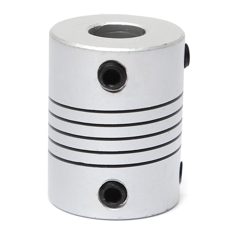 Duurzaam 8mm x 8mm Aluminium Flexibele Askoppeling OD19mm x L25mm CNC Stappenmotor Koppeling Connector