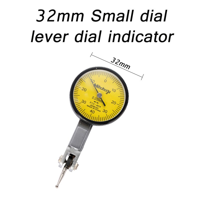 Indicador de Dial magnético Universal, soporte de Base magnética, báscula de mesa, indicadores de precisión: yellow