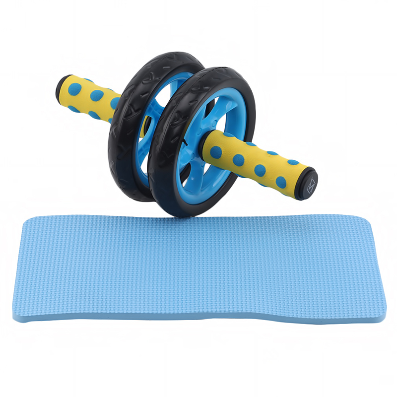 Sport-Fitness-räder, geräuschlos, bauchmuskeltrainer, bauchmuskelmatte, muskeltrainer, hüfttrainer, Fitness-sportgerät: Blau