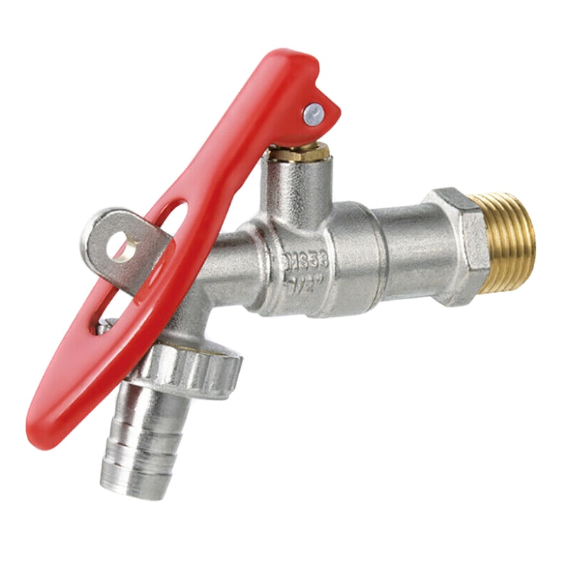 Brass External Thread Water Tap Lockable Home Washing Machine Garden Single Spout Faucet HVR88