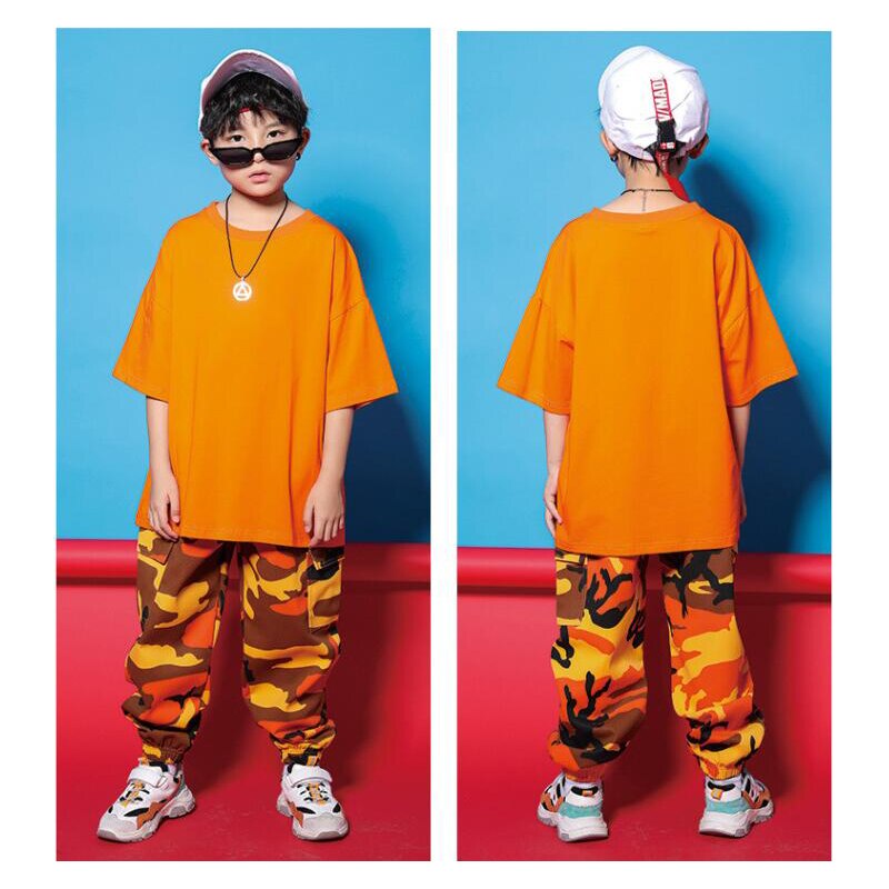 Dla dzieci bluza z kapturem w stylu hip hop odzież dziewczyny chłopcy Tshirt topy spodnie do biegania Jazz kostium taneczny taniec ubrania sceniczne ubrania imprezowe garnitur strój