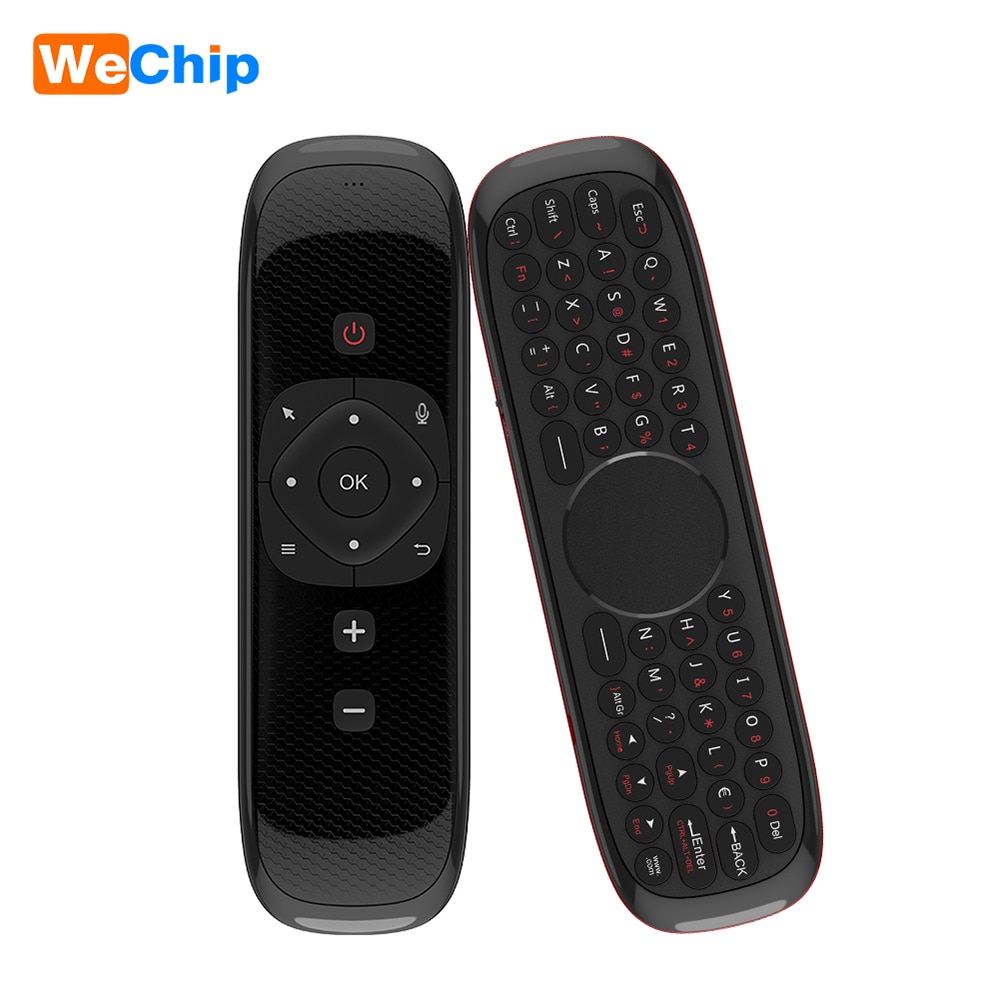 Wechip W2 2.4G Air Mouse Wireless Keyboard Met Touchpad Muis Infrarood Afstandsbediening Voor Android Tv Box Pc Projector