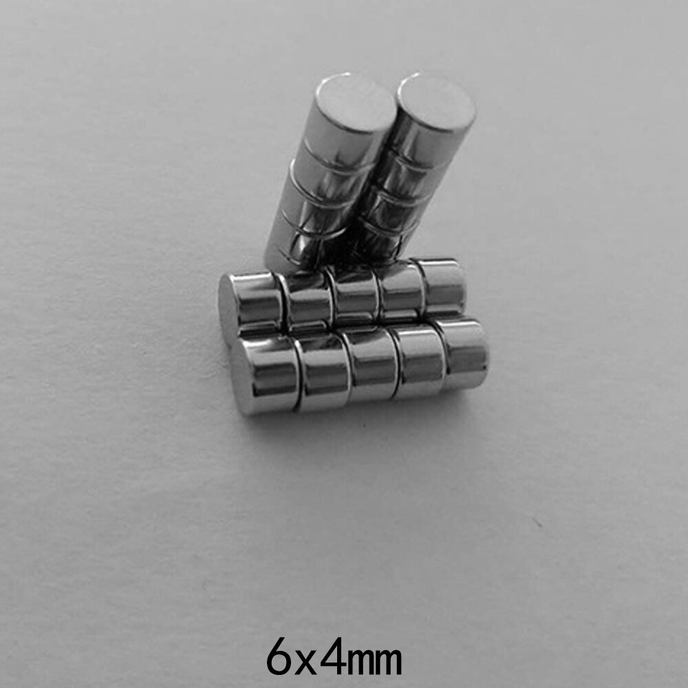 6x4 aimant Permanent petit rond 6x3 aimant néodyme disque 6x1mm Mini aimants forts feuille 6*2 électro magnétique 5*1 5*2 5*3