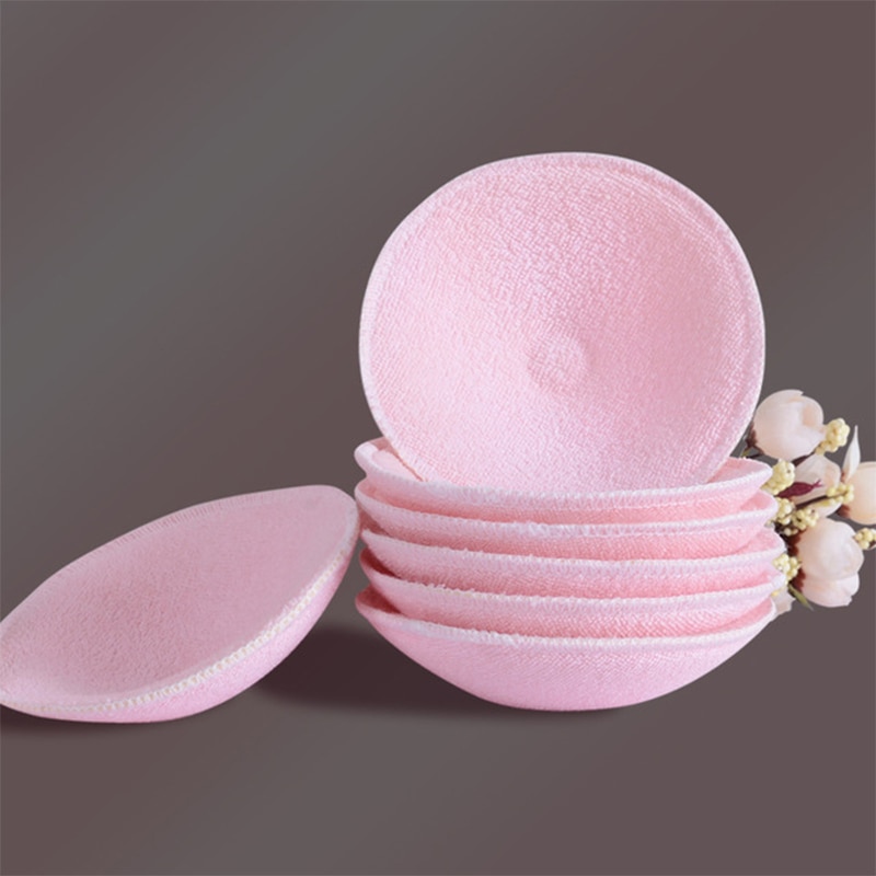 Reusable Breast Absorbent Pads Feeding Nursing Washable Soft Cotton Mom Spill Prevention Pads Bra Breast Feeding