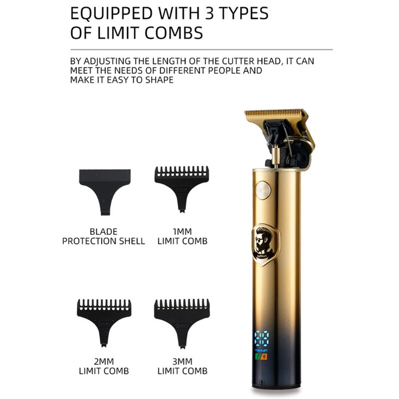 USB Charge Electric Hair Clipper Shaver Beard Trimmer Men Hair Cutting Machine Beard Barber Hair Cut Man