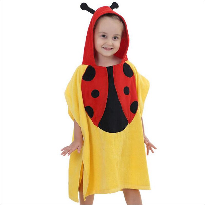 Toalla de baño con capucha para bebé, albornoz para niños, bata de baño de secado rápido, Toalla de microfibra absorbente para viajes, deportiva para playa