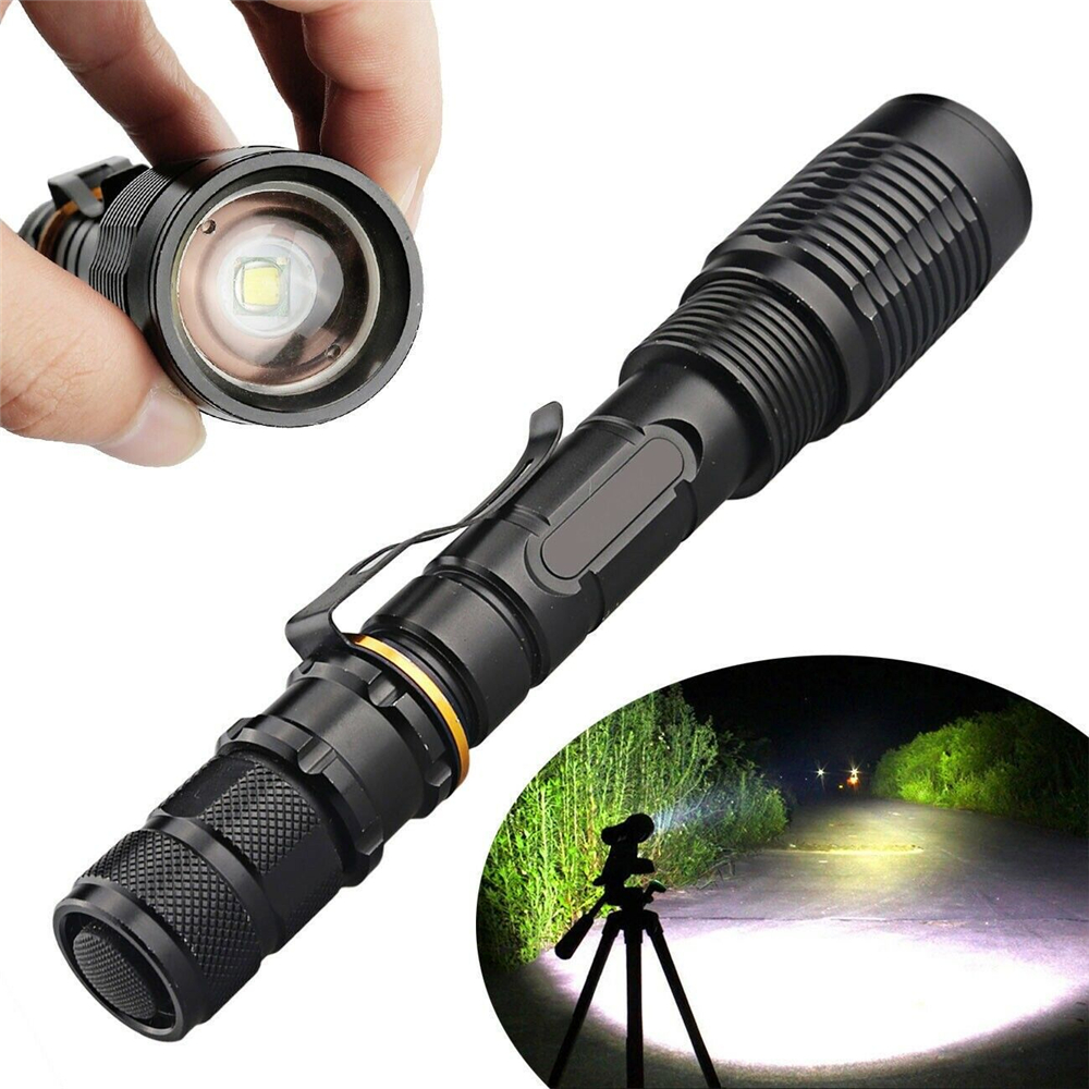 Superheldere Led Zaklamp Telescopische Zoomlamp Buiten Waterdicht Werklicht Noodlamp Camping Wandellamp Batterij Power