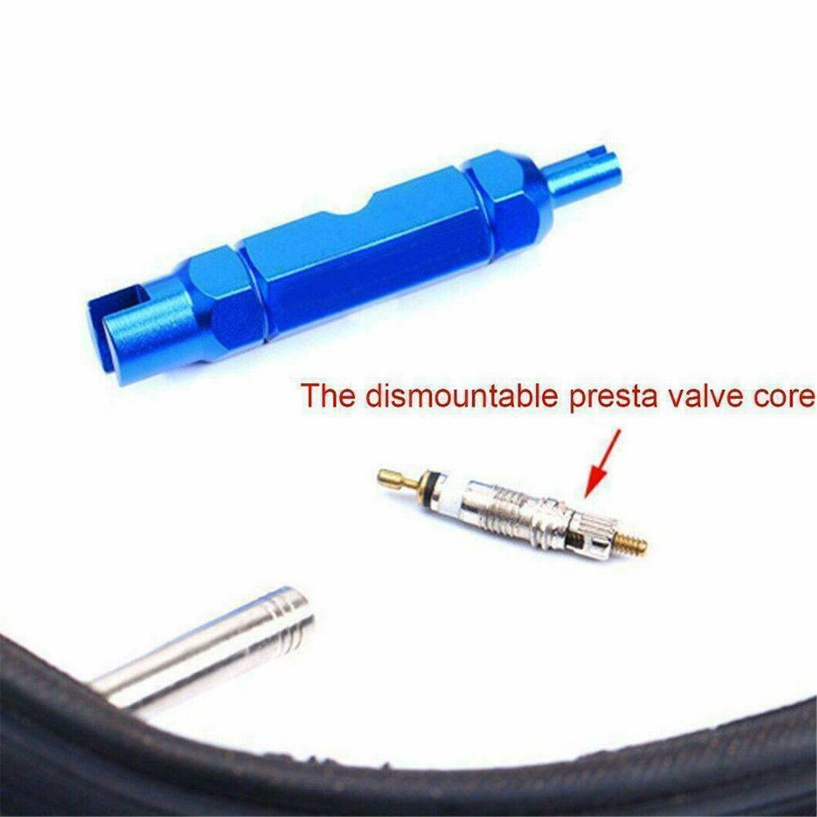 Air Core Removal Tool Bike Valve Disassembly Tool Tubeless Emergency Repair Tool Multifunction Mtb Road Bike Valve Core Remover
