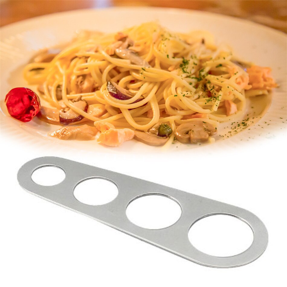 Vogvigo roestvrijstalen spaghettimeter, pasta- en noedelmeter, eenvoudig te gebruiken noedelmeter, keukenaccessoires