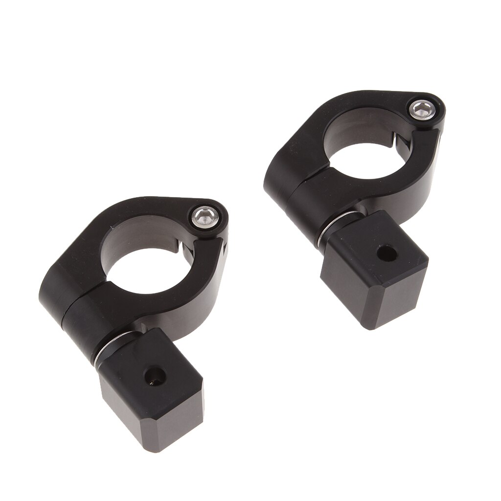 Matte Black LED Light Bar Mounting Bracket Kit Light Bar Clamp Mounting Kit Suitable for Motorcycle Handlebars Crash Bars