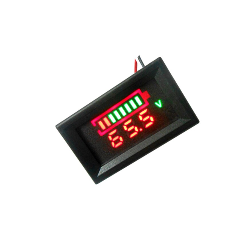 12V Auto Lood-zuur Accu Hoge Precisie Niveau Capaciteit Indicator Led Batterij Capaciteit Meter Voltmeter Tester