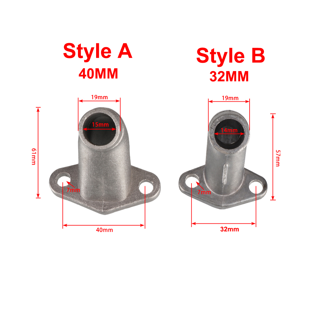 32mm/40mm karburatorindsugningsmanifold egnet til motorcykel 49 cc 60 cc 66 cc 80cc 2- -taktsmotor elektrisk cykeltilbehør