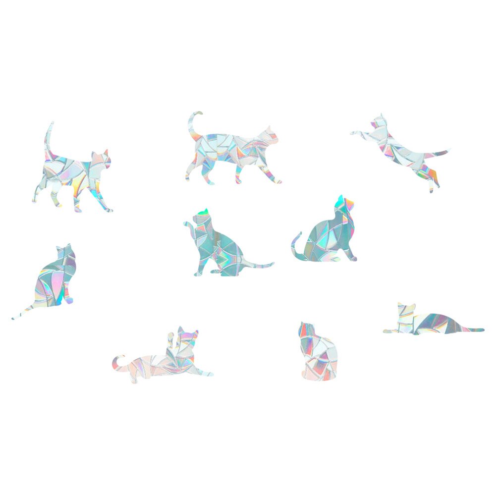Rainbow Reflective Sticker Sun Light Catcher Window Stickers Refraction Decals Light Catching Glass Decoration Wall Stickers: RPS004