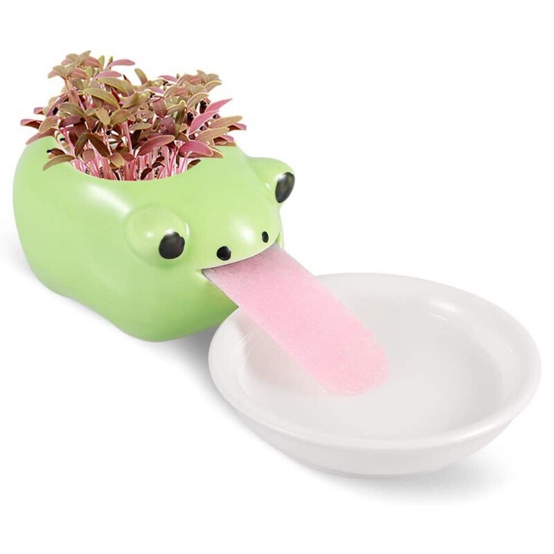 Automatische Watering Bloempot Tong Leuke Dier Bloempot Keramische Indoor Bureau Bloempot-Panda Home Decoratie: A2